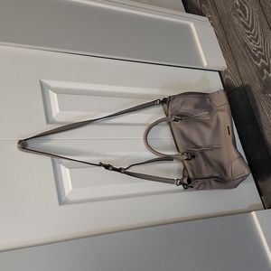 Rebecca minkoff grey regan satchel tote bag